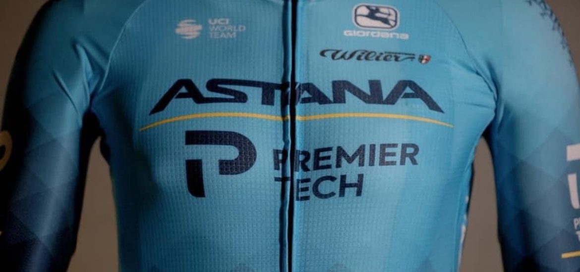 maglia ciclismo Astana in line